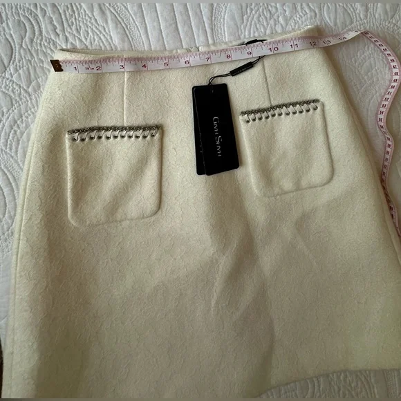 Givh Shyh . A beige mini skirt with pockets. Size XS. - Picture 5 of 10